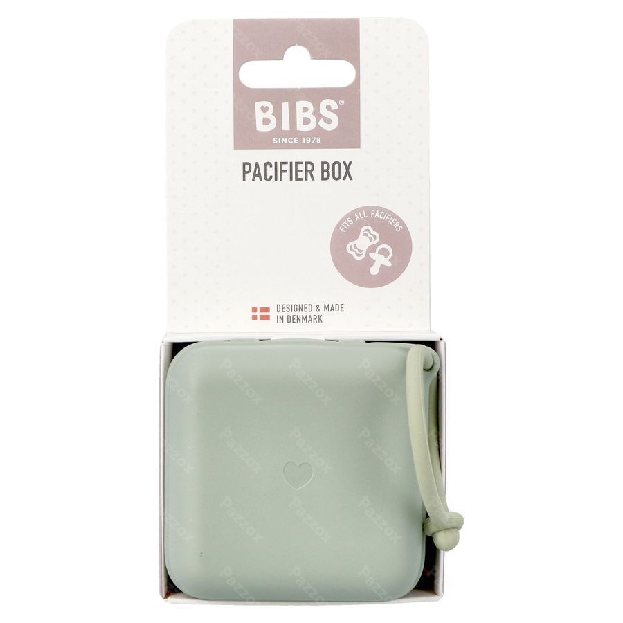 Bibs Pacifier Box Sucette Sage