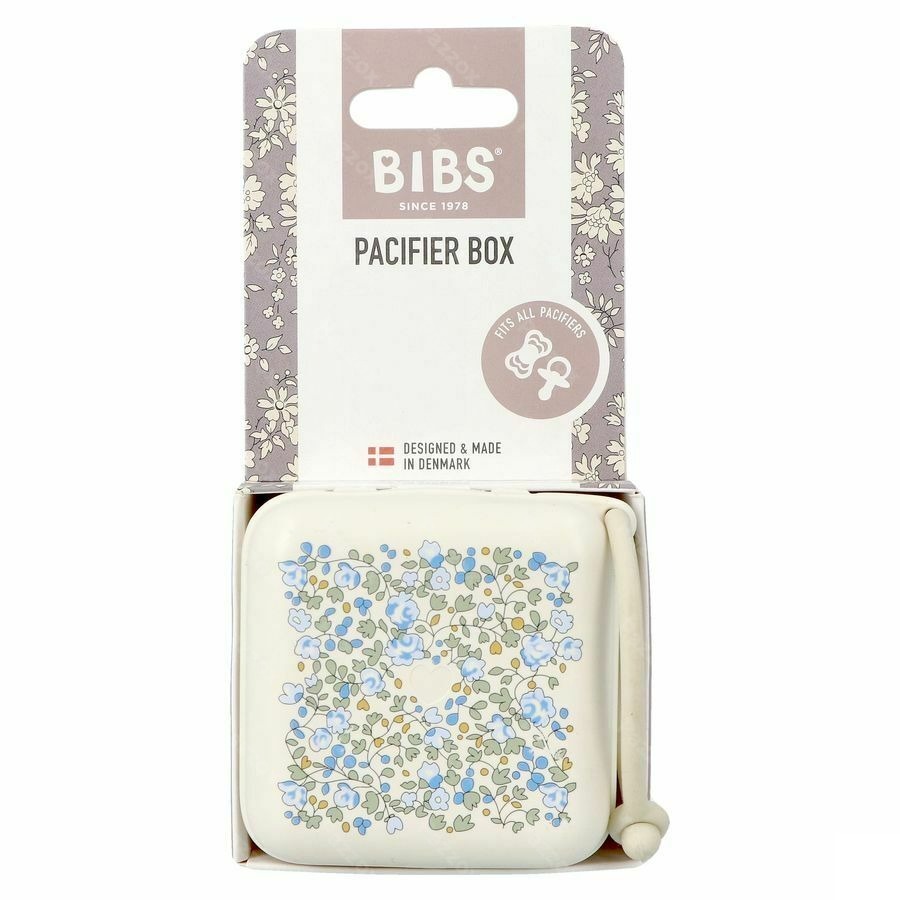Bibs Pacifier Box Sucette Liberty Ivory&sage