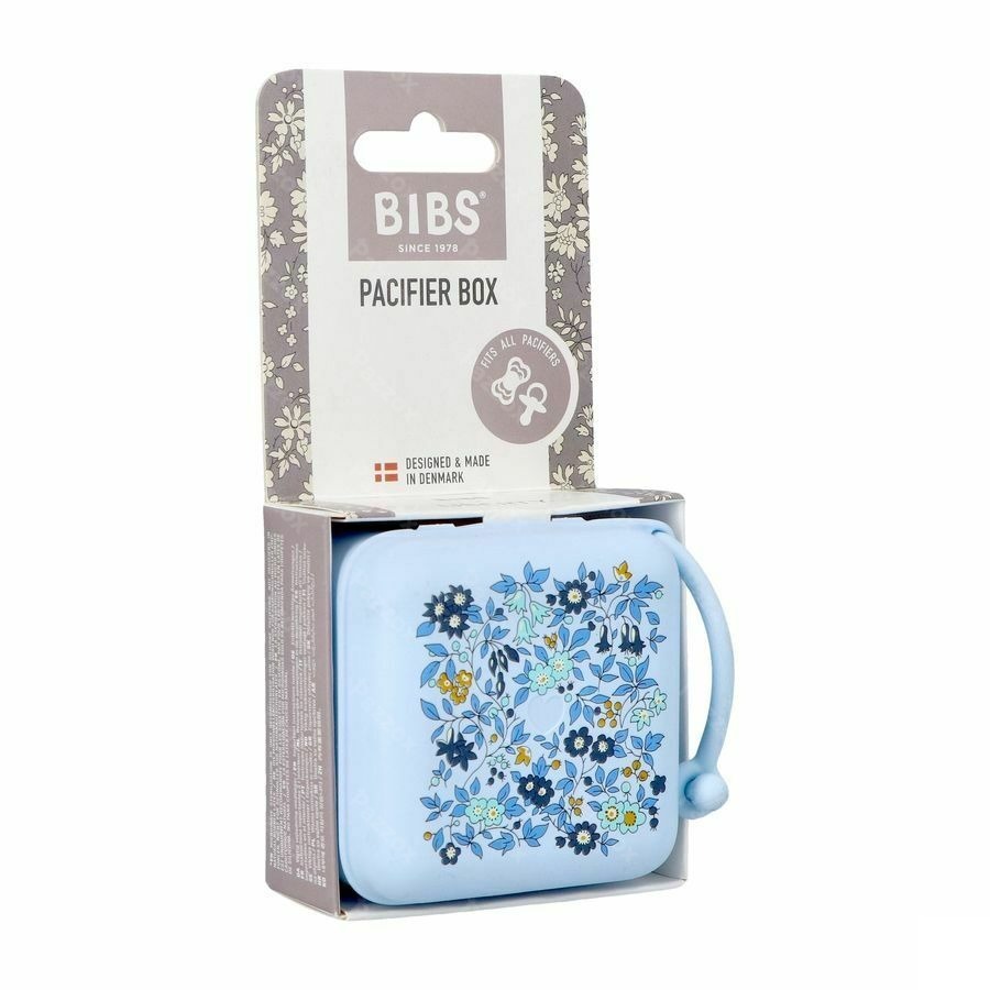 Bibs Pacifier Box Sucette Liberty Blue