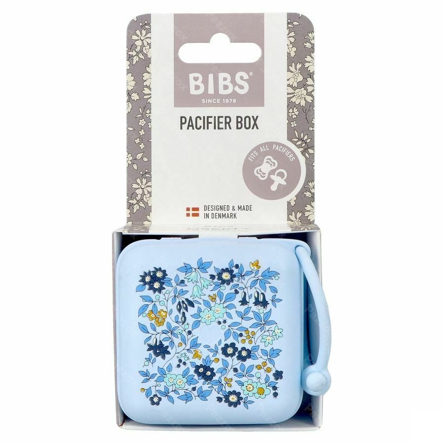Bibs Pacifier Box Sucette Liberty Blue
