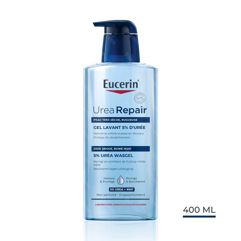 Eucerin UreaRepair Gel Lavant 5% d'Urée Peau Très Sèche et Rugueuse 400ml