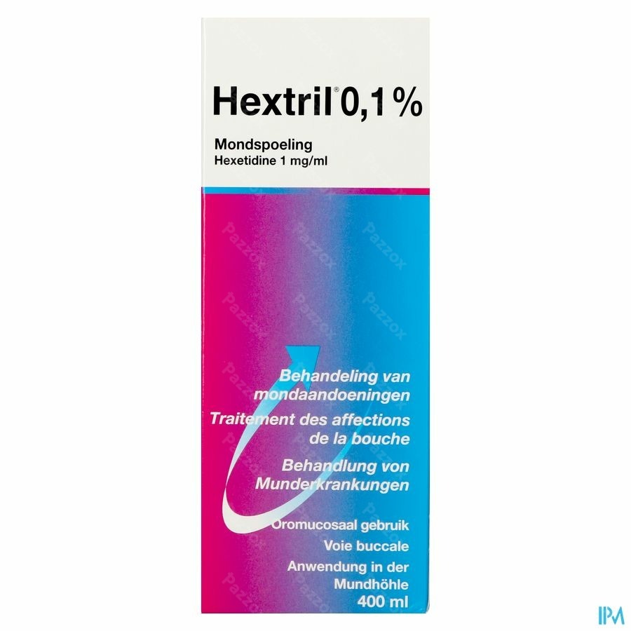 Hextril 0,1% Sol Bain Bouche 400ml
