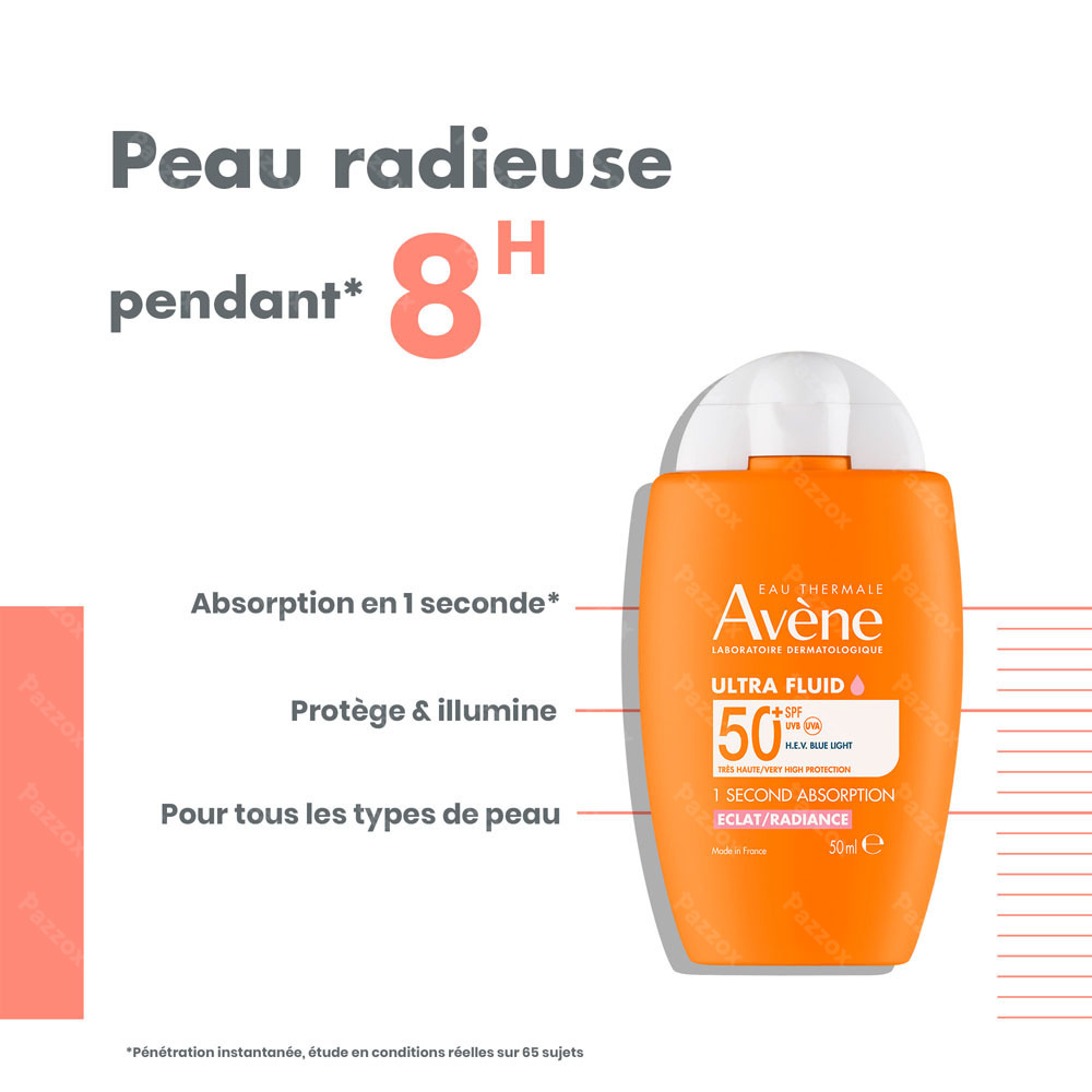 Avene Sol Spf50+ Ultra Fluid Eclat Radiance 50ml