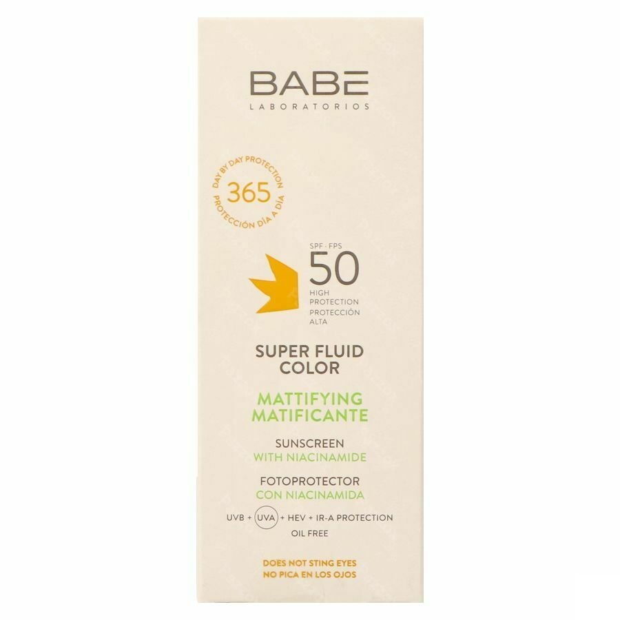 Babé Sun Oil Free Super Fluid Mat Color SPF50 50ml