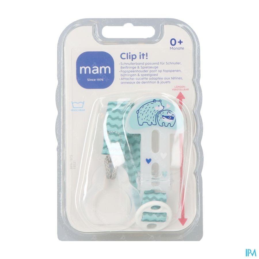 Mam Clip It! Pure Attache-sucette