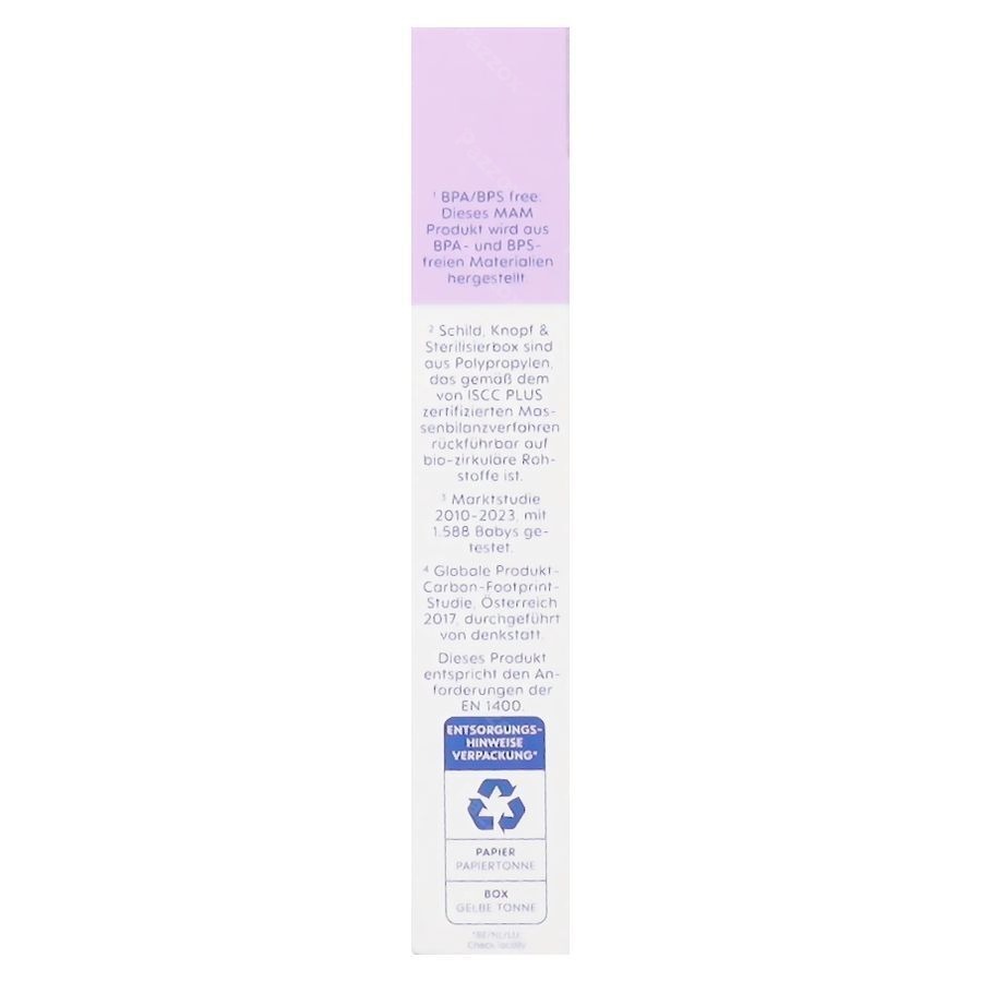 Mam Perfect Night Sucette Silicone Pure 0-6m Rose2