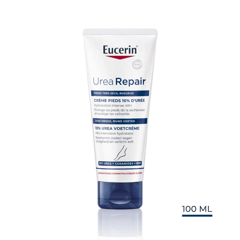 Eucerin UreaRepair Crème Pieds 10% d'Urée Peau Très Sèche et Rugueuse Tube 100ml
