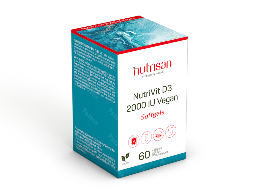 Nutrivit D3 2000 Iu Vegan Softgels 60
