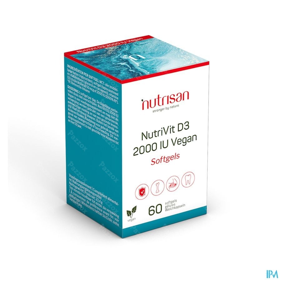 Nutrivit D3 2000 Iu Vegan Softgels 60