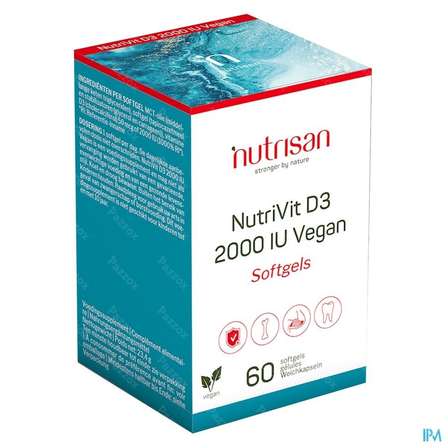 Nutrivit D3 2000 Iu Vegan Softgels 60