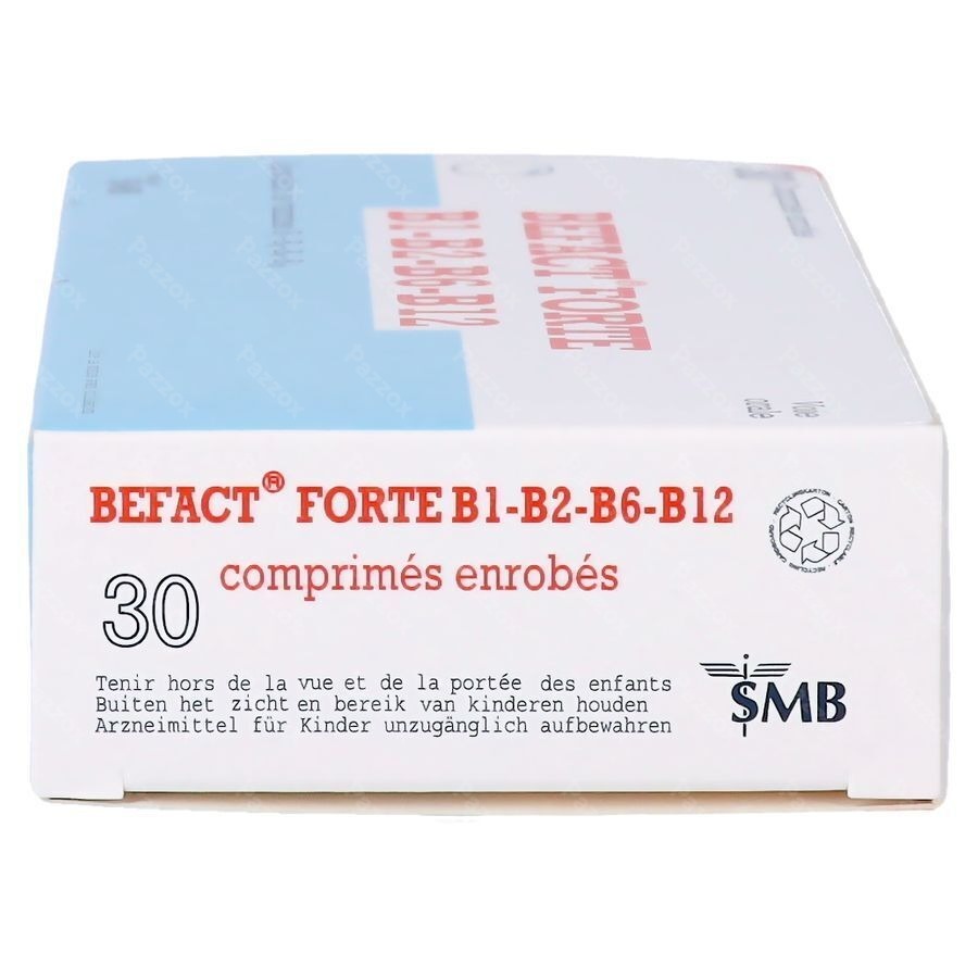 Befact Forte B1-b2-b6-b12 Comp Enrobe 30