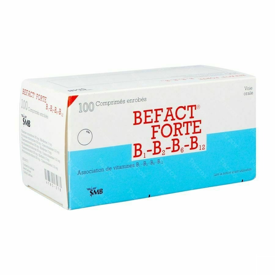 Befact Forte B1-B2-B6-B12 100 Comprimés