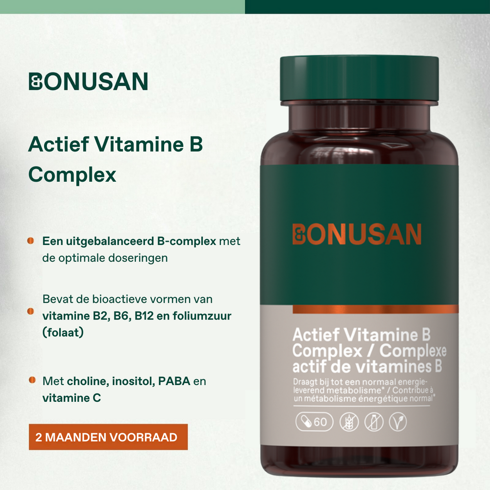 Actief Vitamine B Complex Caps 60 Bonusan