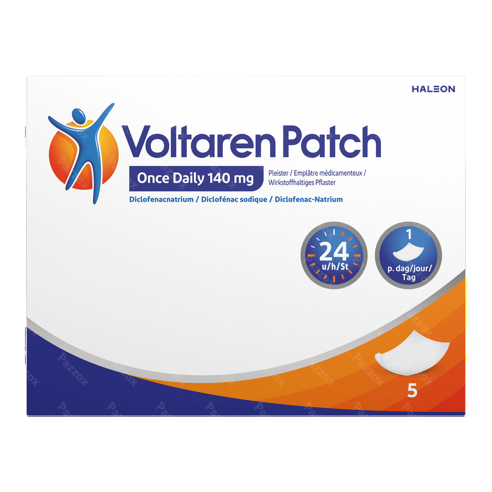 Voltaren Patch 140mg Once Daily 5  Emplatre medicamentaux