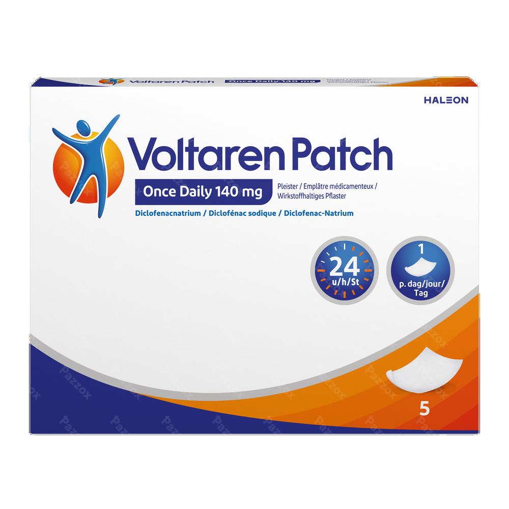 Voltaren Patch 140mg Once Daily 5  Emplatre medicamentaux