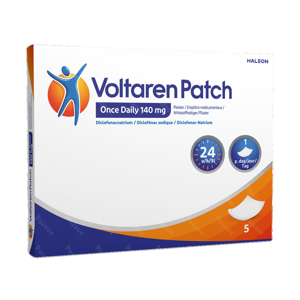 Voltaren Patch 140mg Once Daily 5  Emplatre medicamentaux
