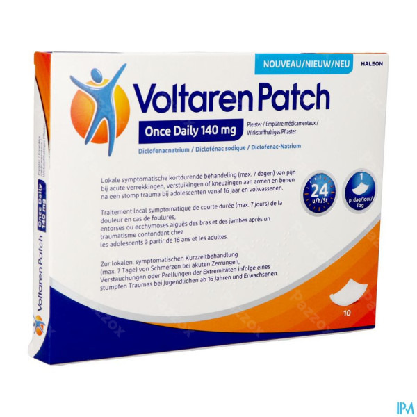 Voltaren Patch 140mg Once Daily 10 Emplatre medicamentaux 