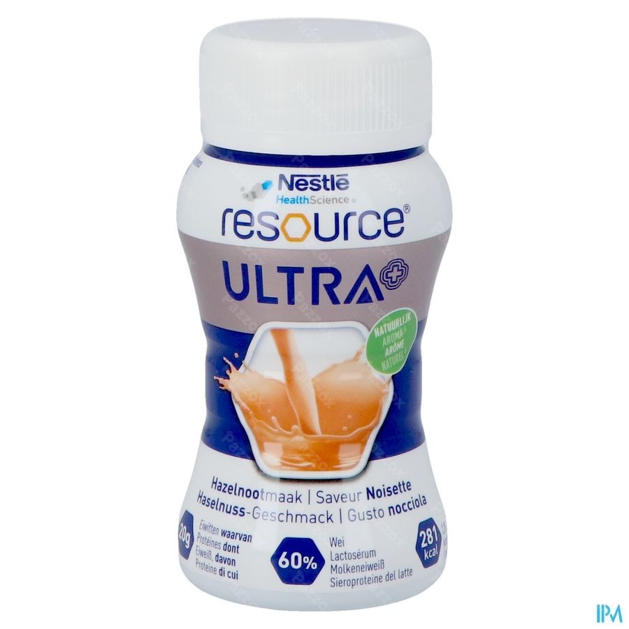 Resource Ultra+ Saveur Noisette 4x125ml