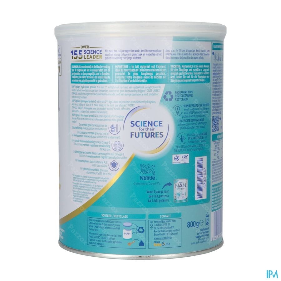 Nan Optipro Hydrolysed Protein 2 800g 