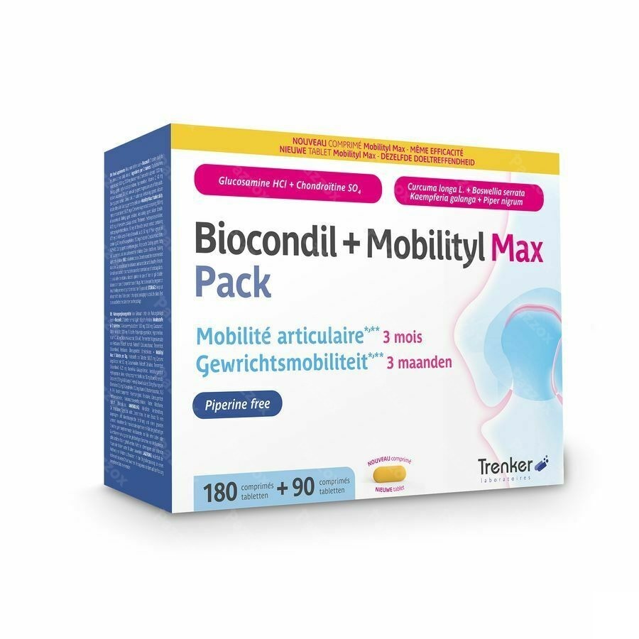 Biocondil + Mobilityl Max Pack 180 + 90 Comprimés