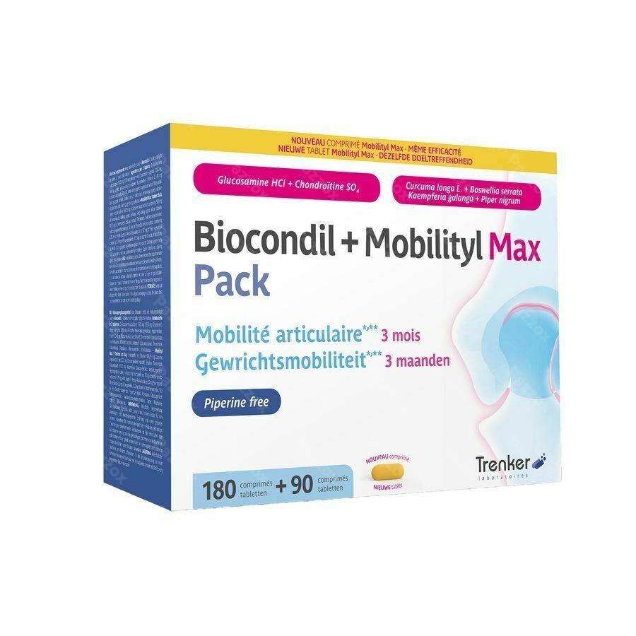 Biocondil + Mobilityl Max Pack 180 + 90 Comprimés