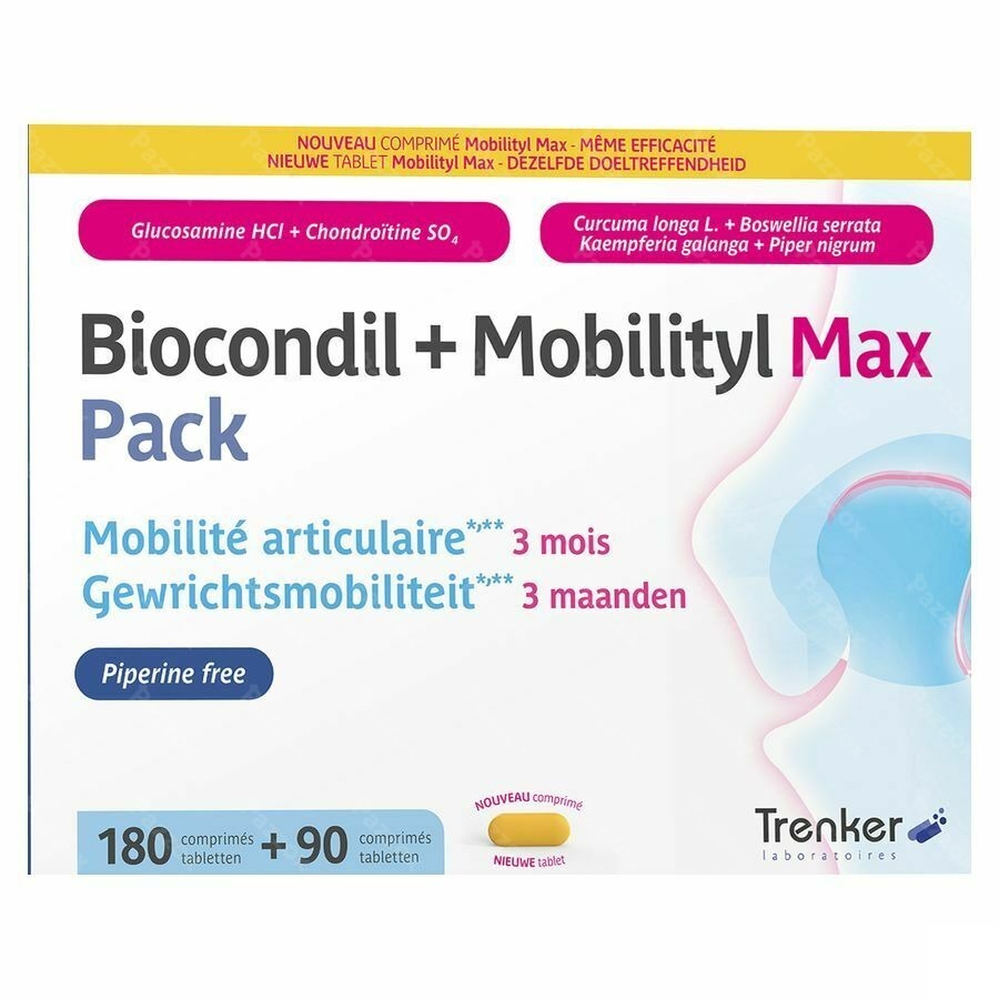 Biocondil + Mobilityl Max Pack 180 + 90 Comprimés
