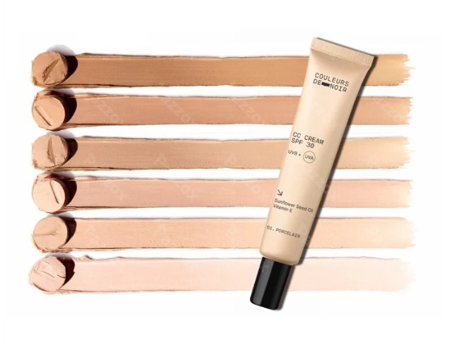 Couleurs De Noir Cc Cream Spf30 04 Sand 30ml