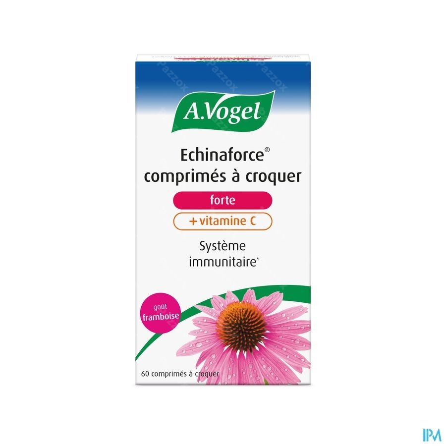 A.Vogel Echinaforce Comprimés à Croquer Forte + Vitamine C 60 Pièces