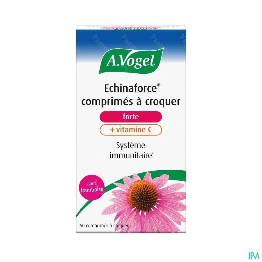 A.Vogel Echinaforce Comprimés à Croquer Forte + Vitamine C 60 Pièces