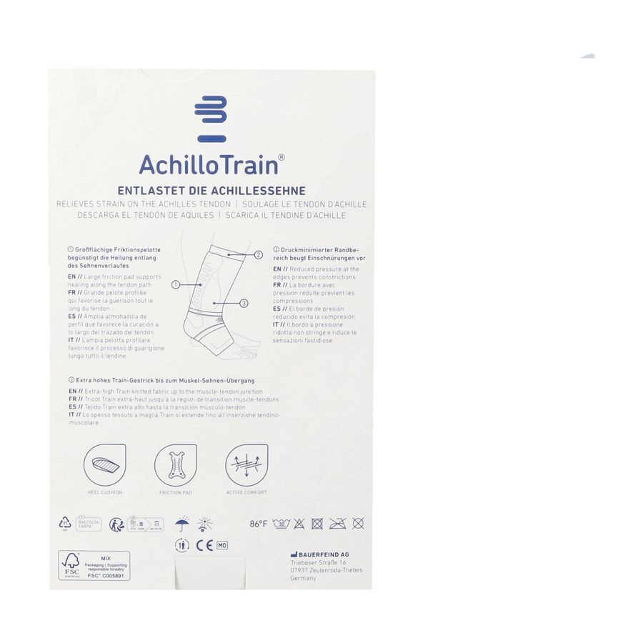 Achillotrain Chevillere Noir T4