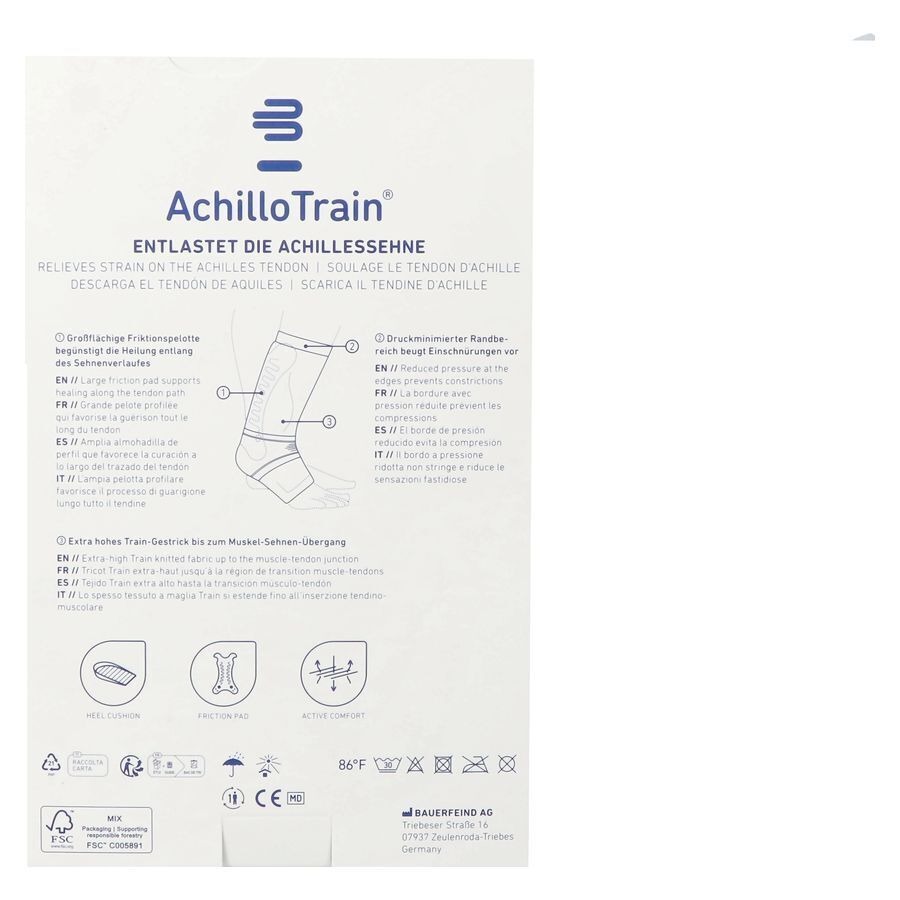 Achillotrain Chevillere Noir T4