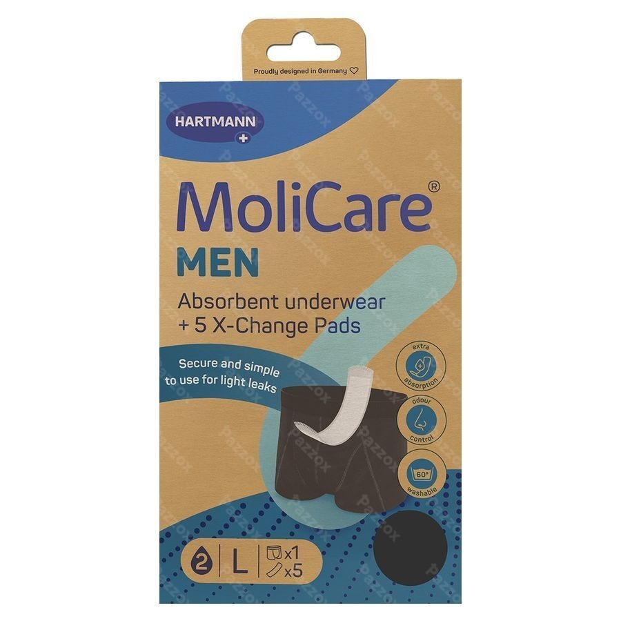 Molicare Sous-vetements Absorbants +5 Pads Men l