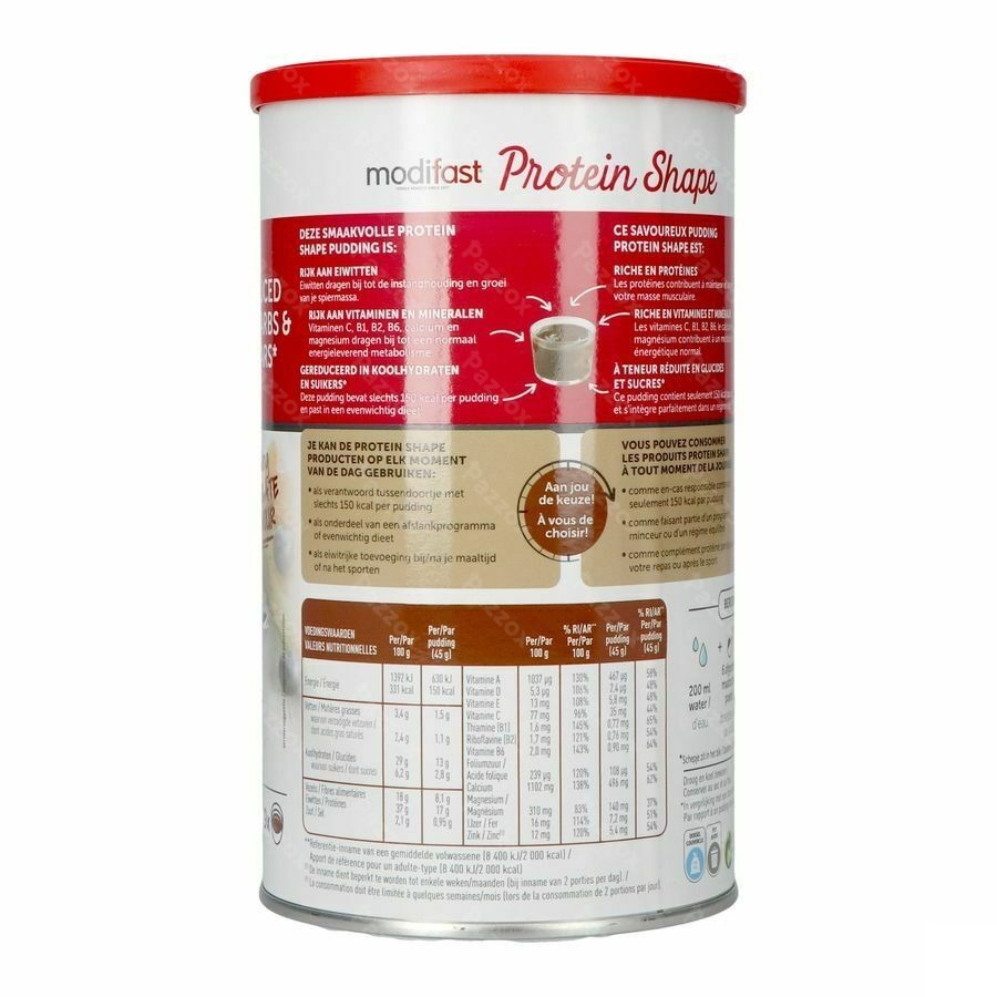 Modifast Protein Shape Pudding Chocolat 405g