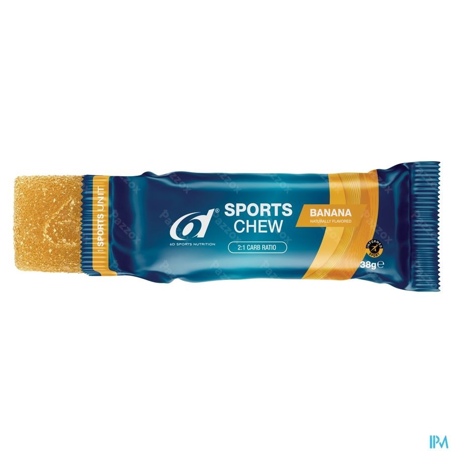 6d Sports Chew Banana 10x38g