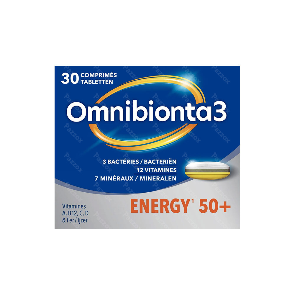 Omnibionta 3 Energy 50+ Comprimés 30