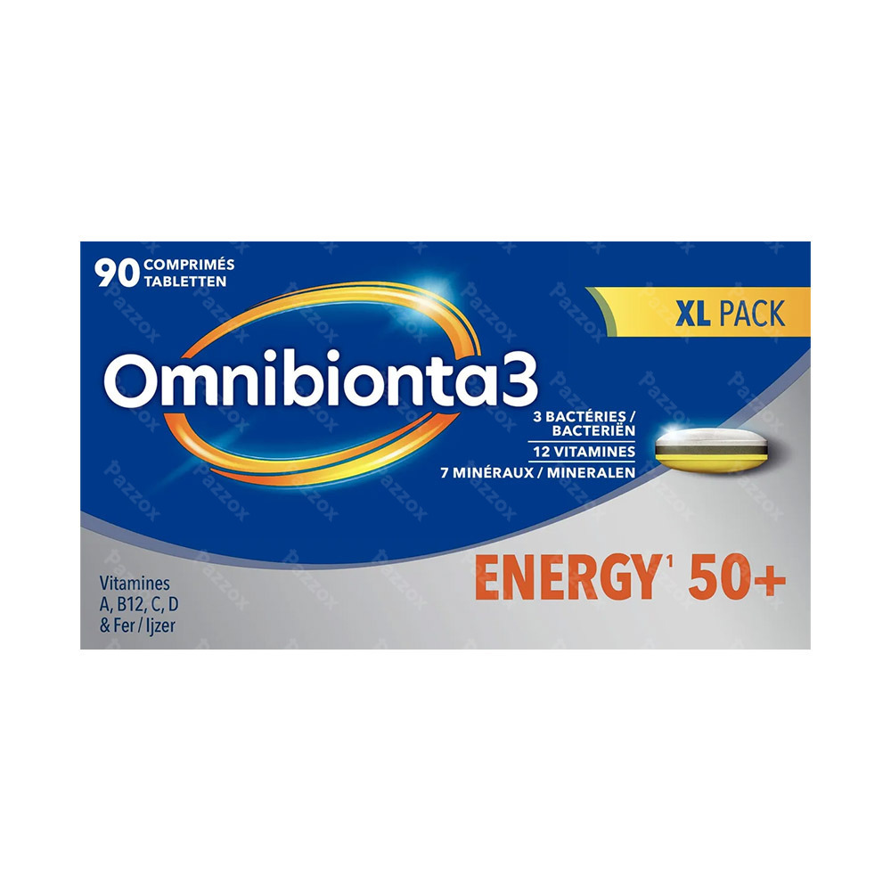 Omnibionta 3 Energy 50+ Comprimés 90