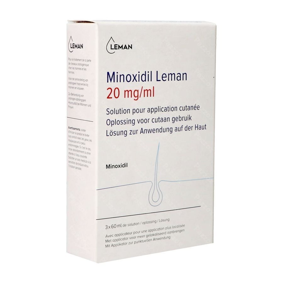 Minoxidil Leman 20mg/ml Sol Applic. Cutanee 3x60ml