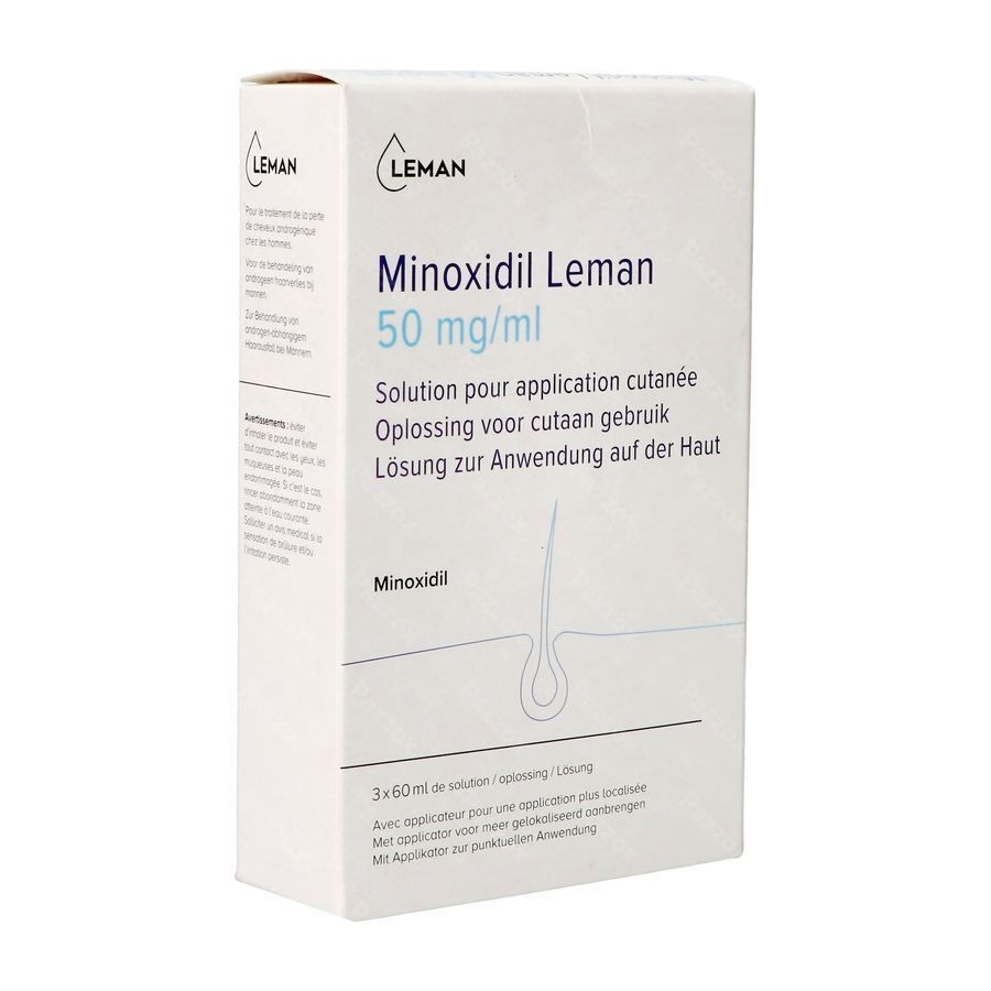Minoxidil Leman 50mg/ml Sol Applic. Cutanee 3x60ml