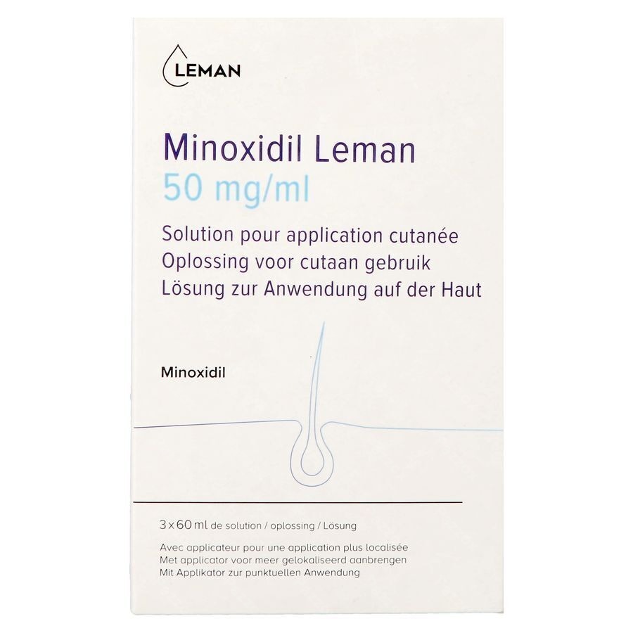 Minoxidil Leman 50mg/ml Sol Applic. Cutanee 3x60ml