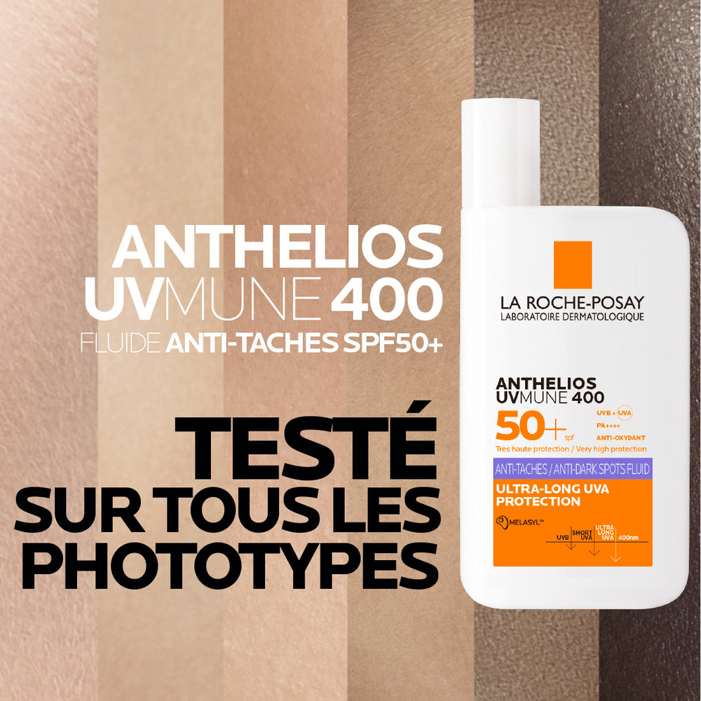 La Roche-Posay Anthelios UVMUNE 400 Fluide Solaire Anti-taches SPF50+ 50ml
