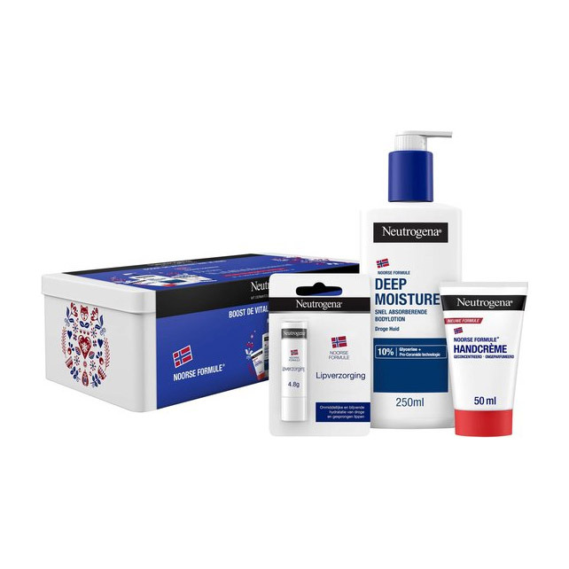 Neutrogena Coffret Cadeau - Hydratation et une Protection en Profondeur 3 Produits