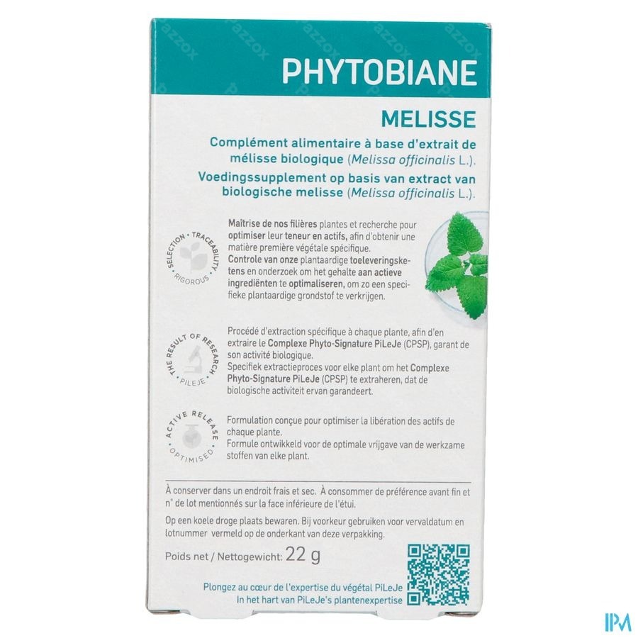 Phytobiane Melisse Comp 30