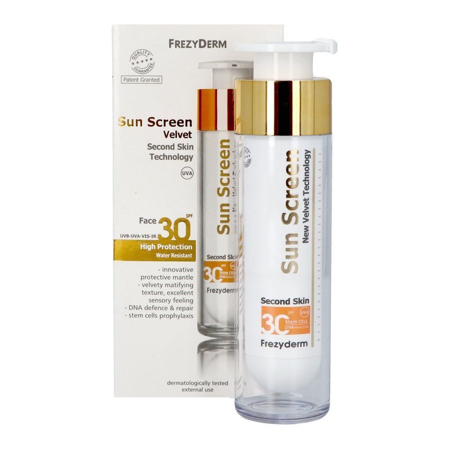 Frezyderm Sunscreen Velvet Face SPF30 50ml