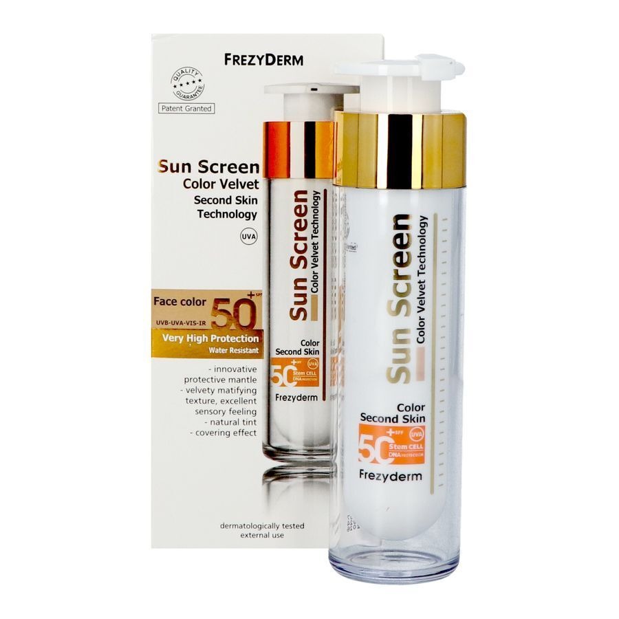 Frezyderm Sunscreen Velvet Color Face Spf50+50ml