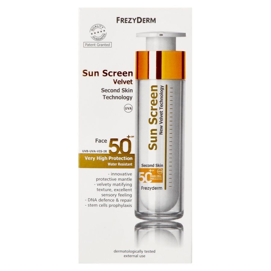 Frezyderm Velvet Suncreen Velvet Face SPF50+ 50ml