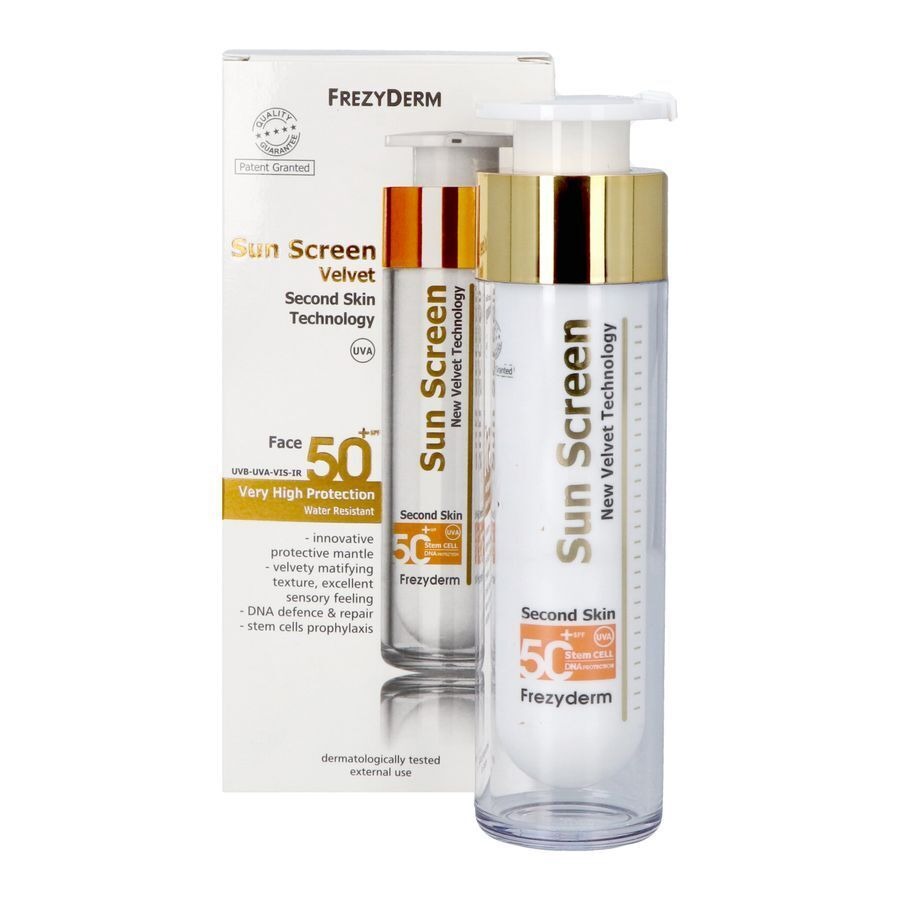 Frezyderm Velvet Suncreen Velvet Face SPF50+ 50ml