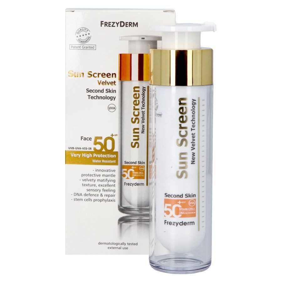 Frezyderm Velvet Suncreen Velvet Face SPF50+ 50ml