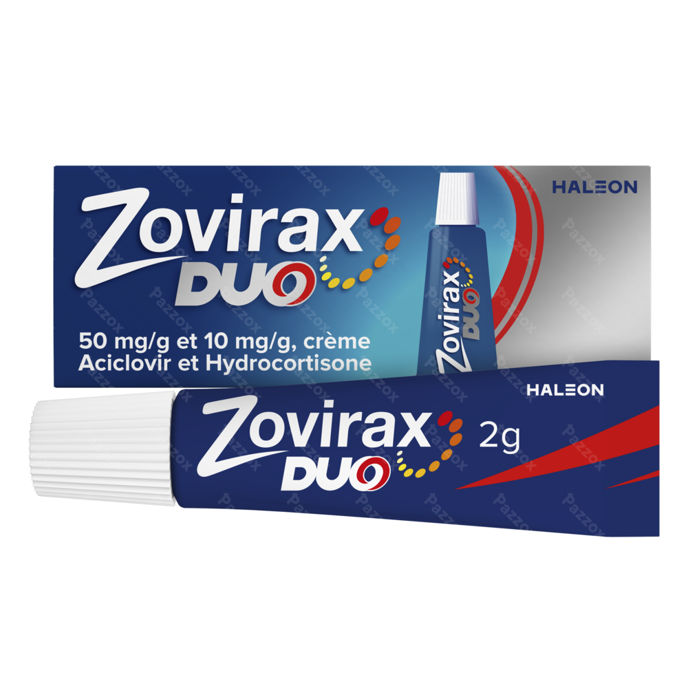 Zovirax Duo 50 mg/g et 10 mg/g crème