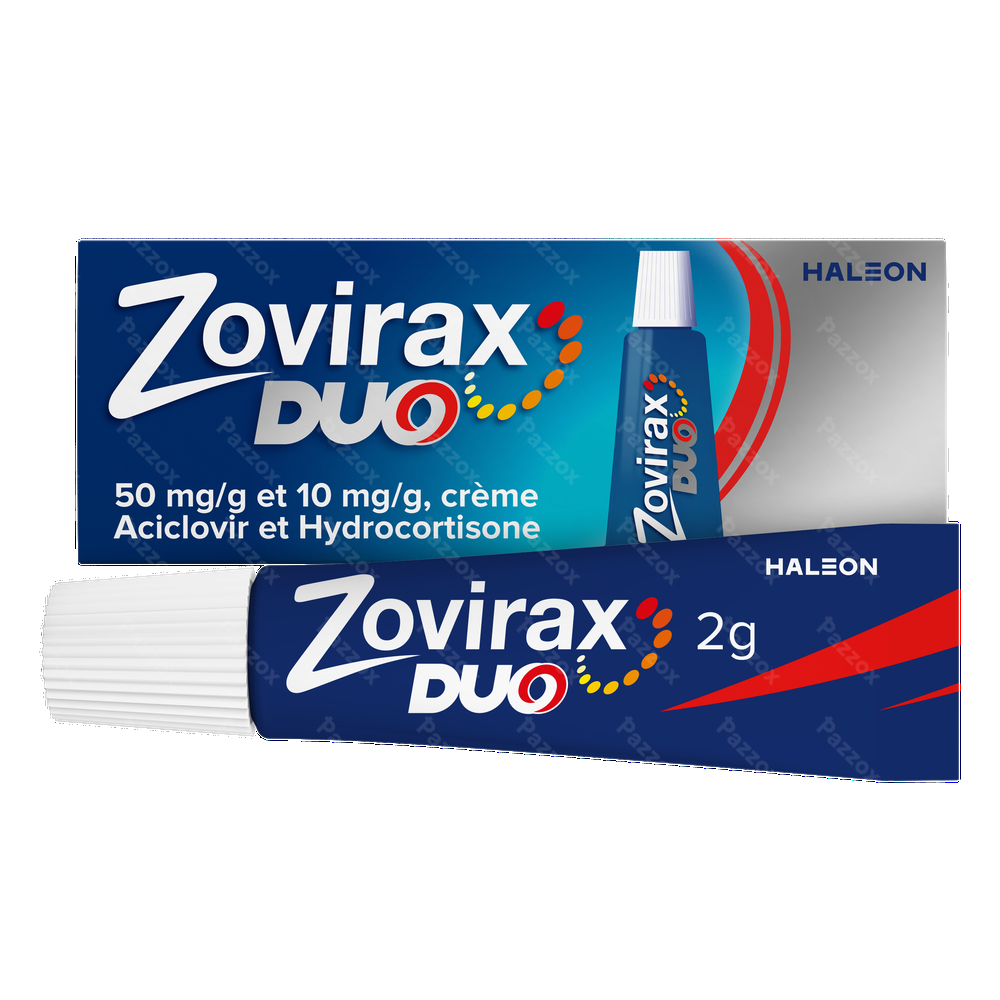 Zovirax Duo 50 mg/g et 10 mg/g crème