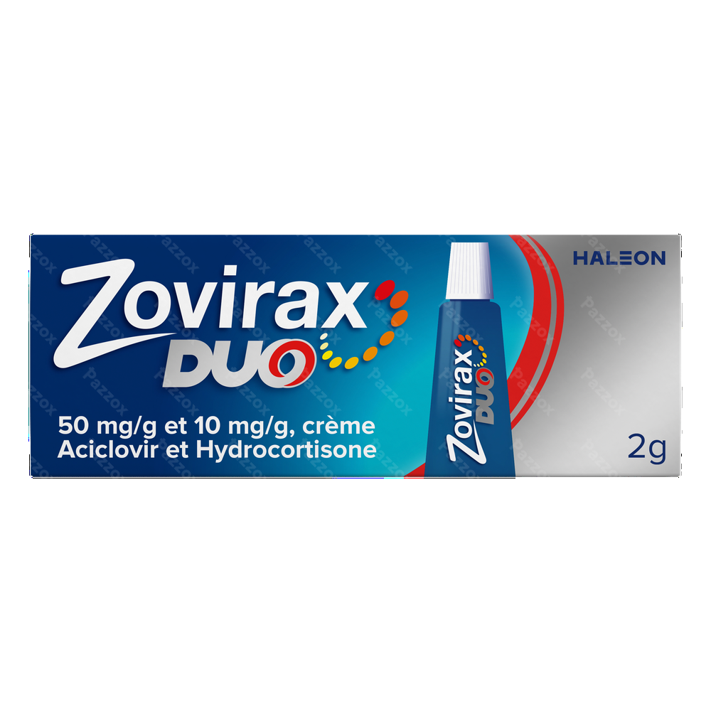Zovirax Duo 50 mg/g et 10 mg/g crème